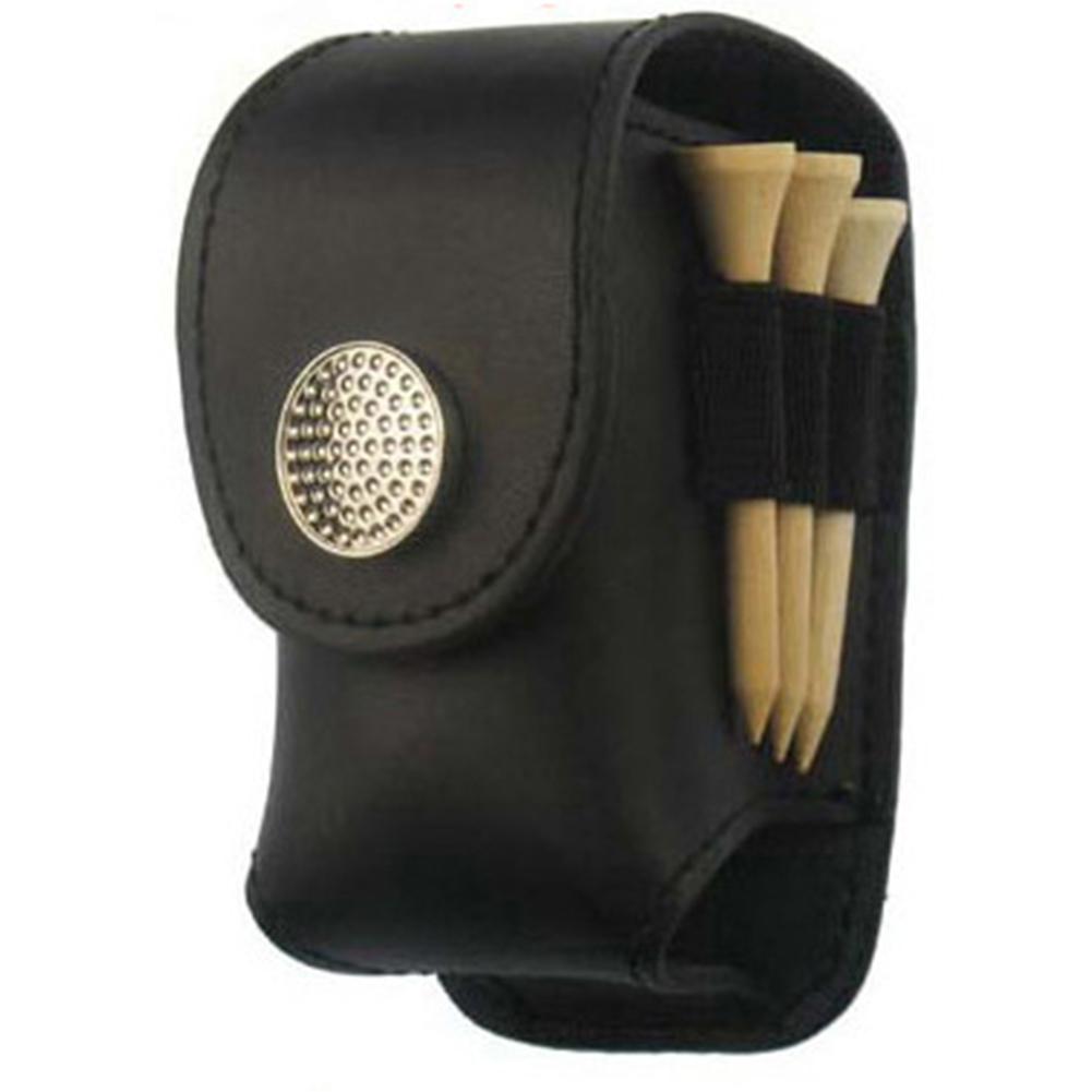 Golf Ball Pouch Mini Golf Ball Pocket Storage Container Golf Training Accessories:  Black