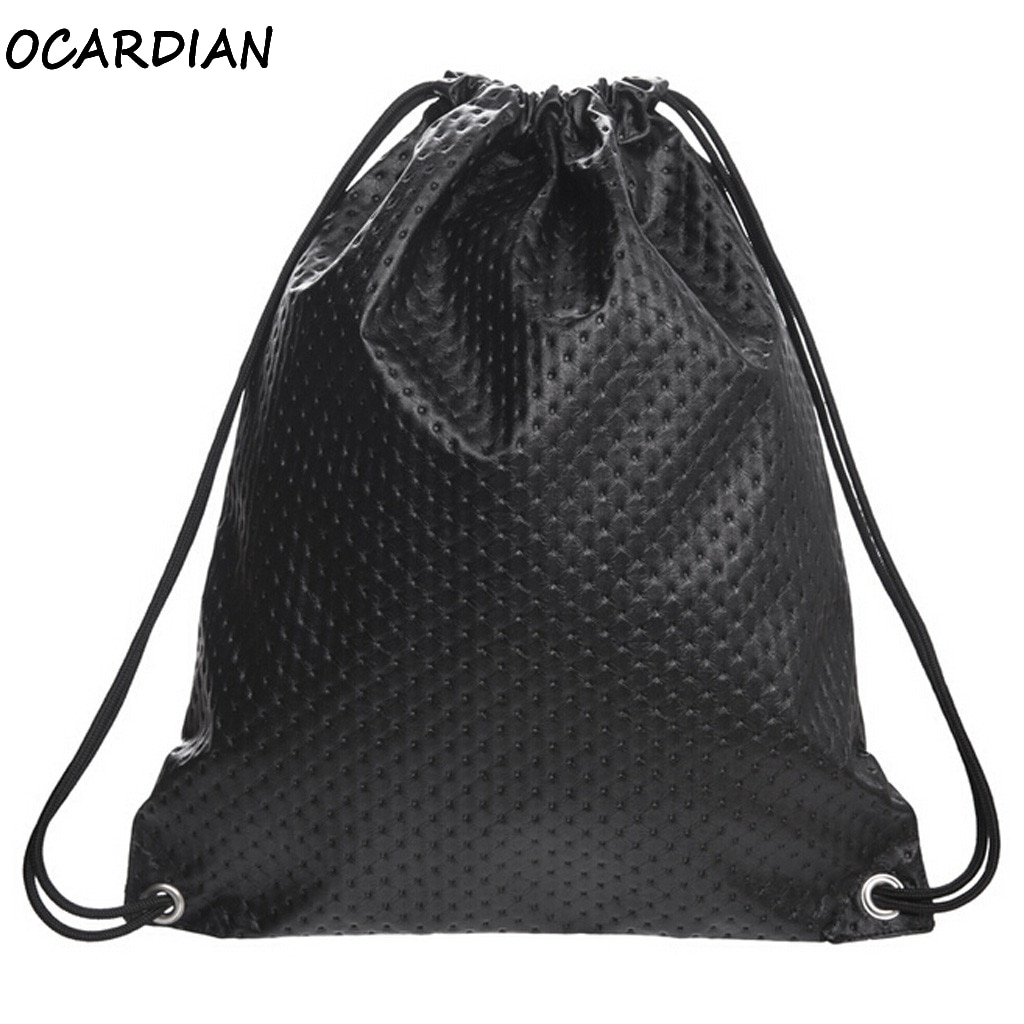 OCARDIAN sac à dos femmes hommes mâle voyage unisexe sac paillettes en cuir filles petit voyage Bling cordon A27