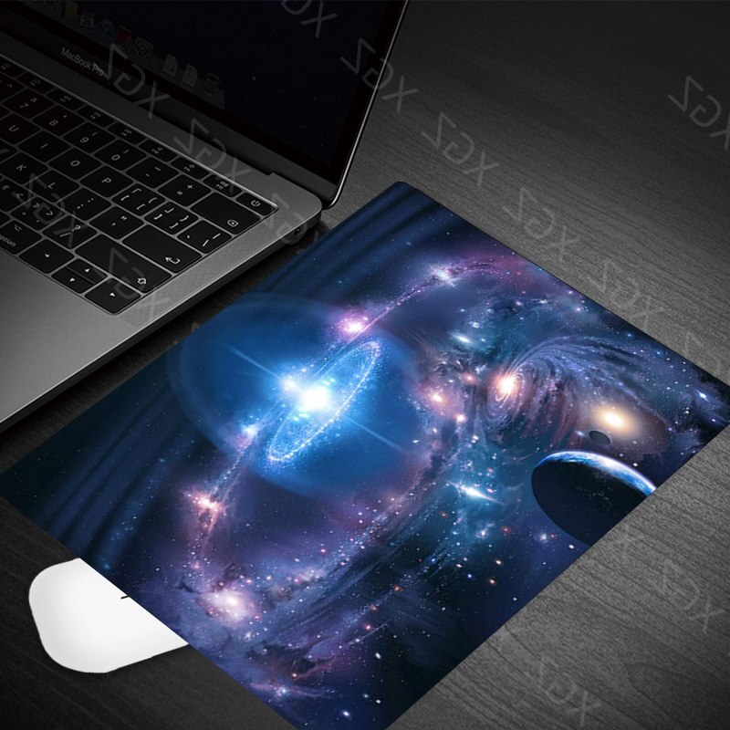 Yzuoan Original Starry Sky gioco Mouse Pad studente Computer Pad scrivania Pad protezione Notebook tastiera Pad 22*18 Cm di piccole dimensioni: 22x18-1