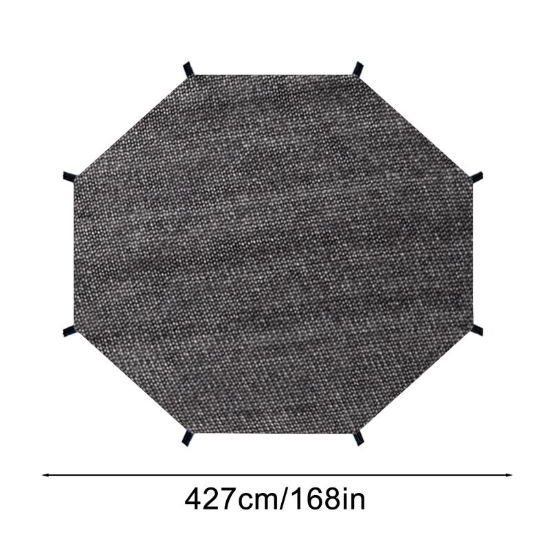 Trampoline sunshade net, trampoline sunshade canopy net, mesh material, trampoline protection tool for picnics, backyards, community