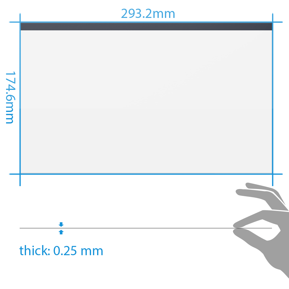 Xp-Pen Beschermende Film 2 Stuks Voor Star03 Grafische Tekening Tablet