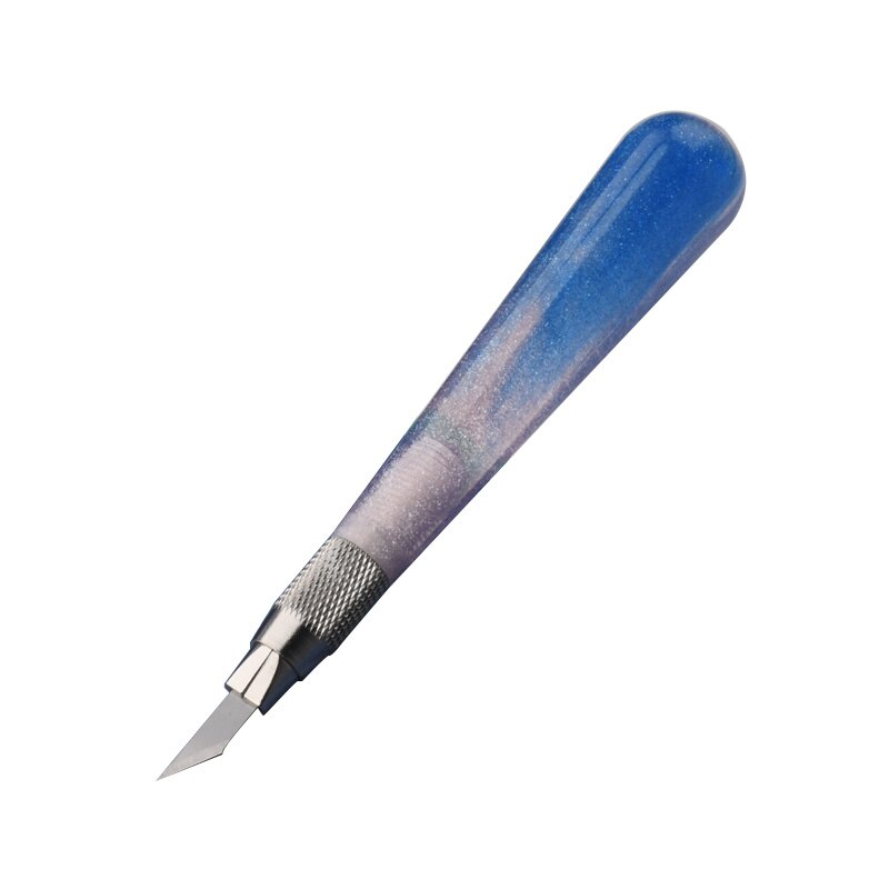 Cuchillo de tallado de cielo estrellado, MINI sello de goma, pluma para grabado artesanal, herramienta de bricolaje, cuchilla de tallado, cortador de papel fotográfico, papelería: 1
