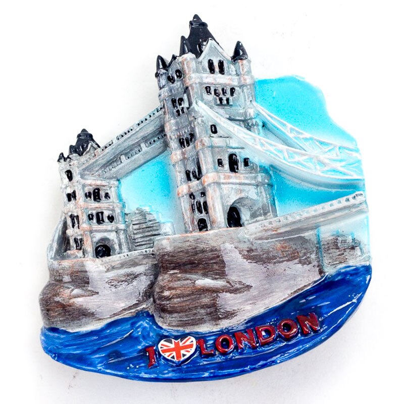 Magnet Refrigerator England London Cubs London Eye London Bridge Refrigerator Magnet Magnetic Refrigerator Souvenirs: 5