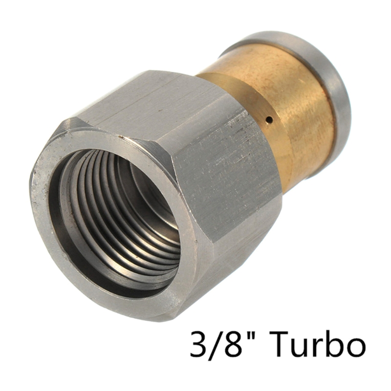 High Pressure Washer Pipe Spray Nozzle, Spray Nozzle, Nose Pressure, Drain Pipe,1 / 8 1/4 3 / 8 BSP Female Thread: 7