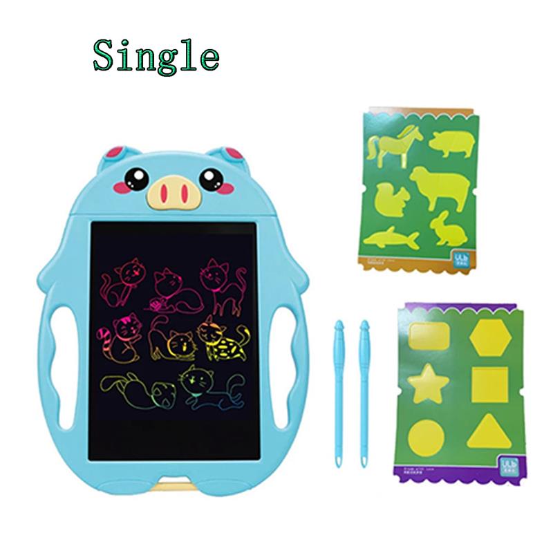 LCD Writing Tablet 9 Inch Electronic Writing Doodle Board Drawing Board Smart Paper Drawing Tablet Birthday Learning Toy: Blue