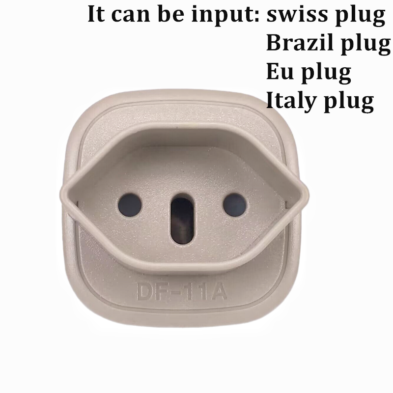 Vs au naar eu stekkeradapter type-i type-a naar type-f stroomomvormer australië china naar schuko europese reizen frankrijk korea rusland: Rood