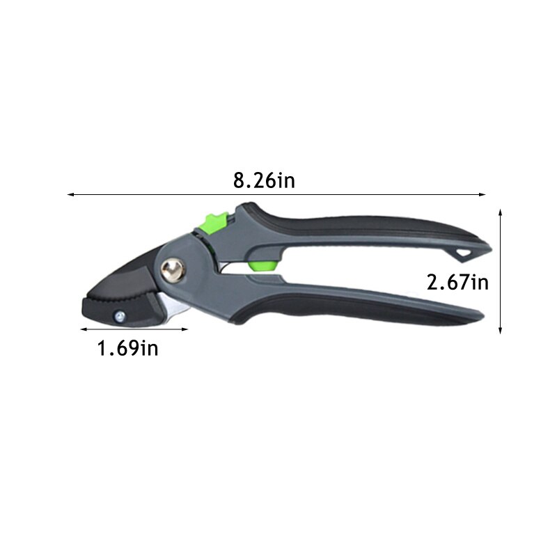 Gardening Pruning Shears Plant Trim Cut Branches Of 35mm Diameter Fruit Trees Flowers Branches Scissors Garden Tools Pruners: B