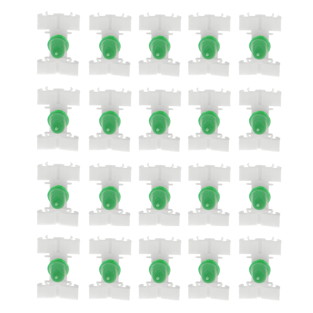 Retenedores de Clips de moldura de puerta lateral para BMW E36 51131960054, 20 unidades