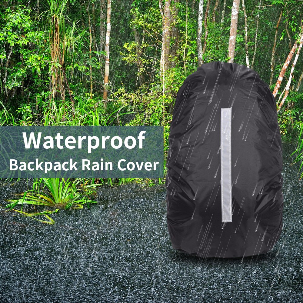Nylon Dustproof Waterproof Rain Cover Reflective Walker Travel Bag Rain Cover for 25-45L Backpack