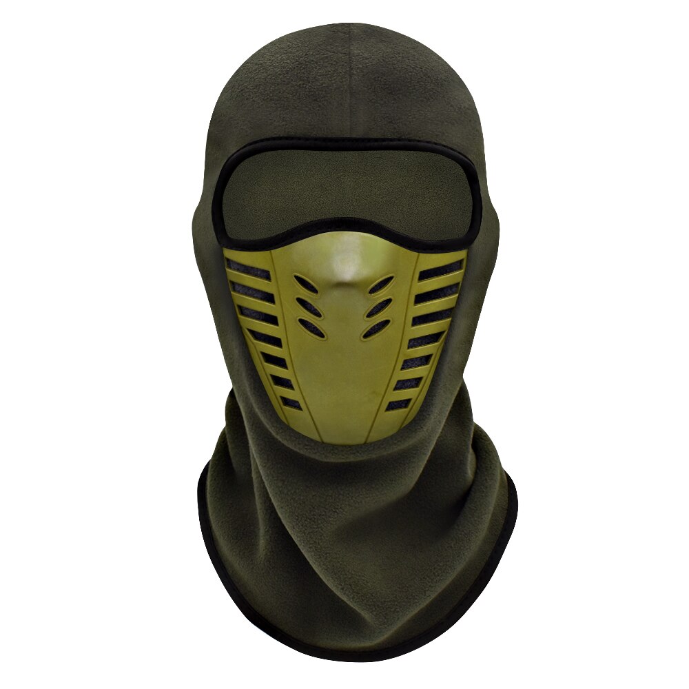 Winter Balaclava Fleece Motorcycle Full Face Mask Windproof Skiing face shield Motorcross Hat Neck Warmer Helmet Mask: JY-T201001-CG