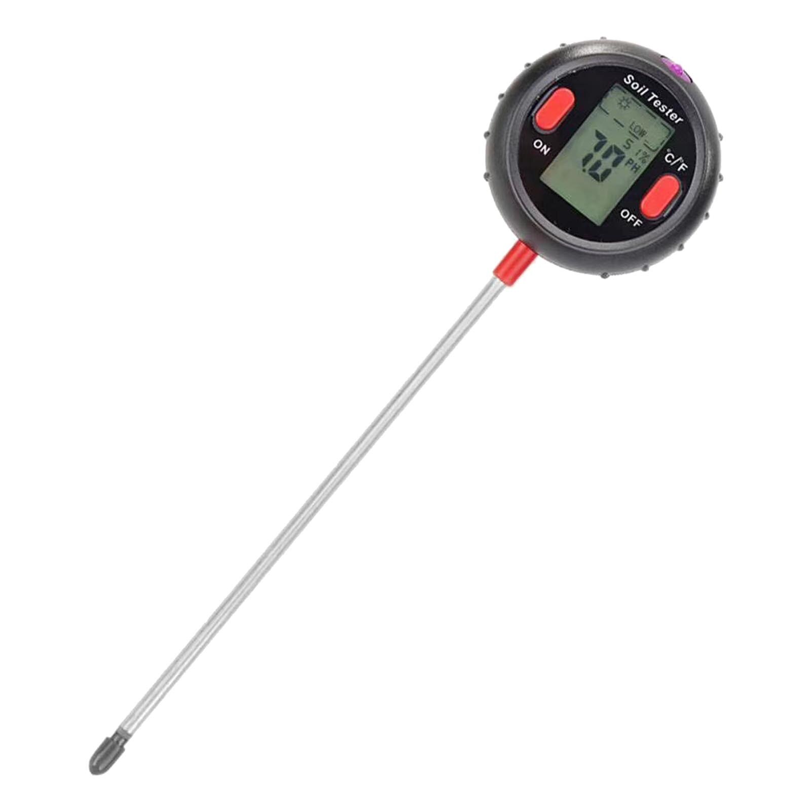 Gardening 5 in 1 Soil Ph Meter Digital Tester PH Moisture Meter Temperature Sunlight Intensity Measurement Analysis Acidity