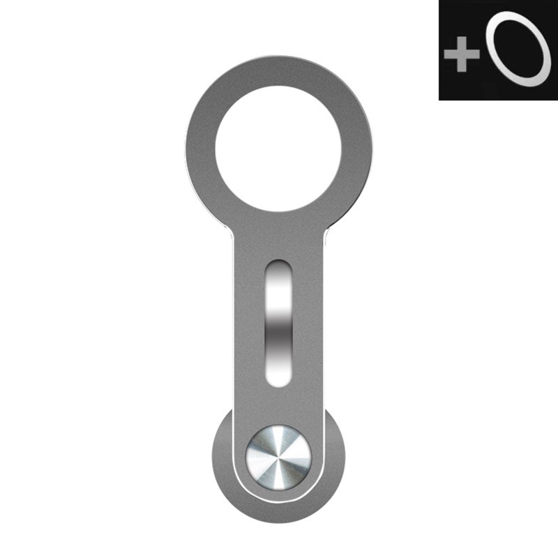 Magnetische laptop-halterung magsafe – handyhalterung für mehrere bildschirme, kfz-handyhalterung: Grau