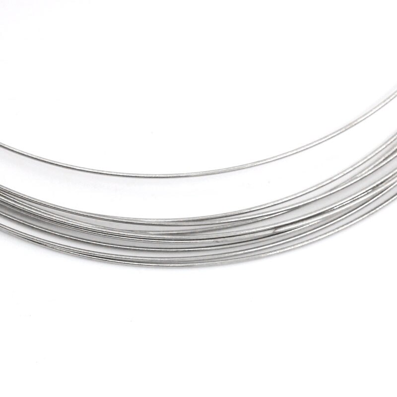 100Loops Memory Wire Necklace Craft Findings 115mm Dia. Fine DIY Jewelry Findings Making For Women Men