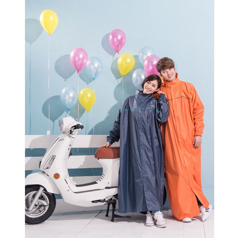 Lange Motorrad Regenmantel Mit Doppel Transparent Hüte Erwachsene Dick Eva Regen Mantel Impermiable Windschutz Kunststoff Graben Mantel