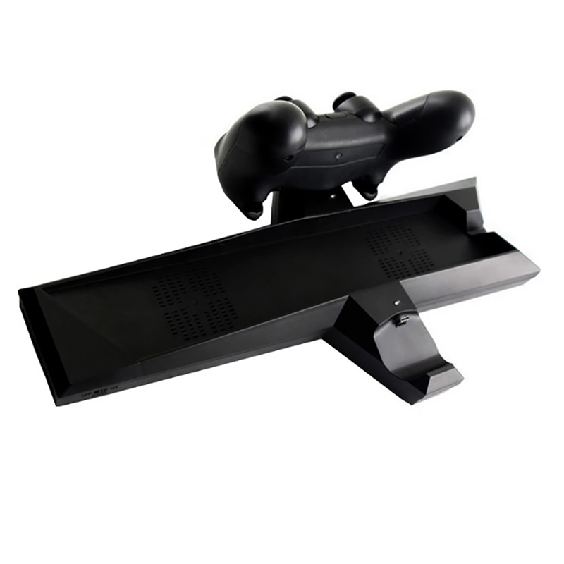 Pour PS4/PS4 Slim/PS4 Pro support Vertical avec ventilateur de refroidissement double contrôleur chargeur Station de charge pour SONY Playstation 4