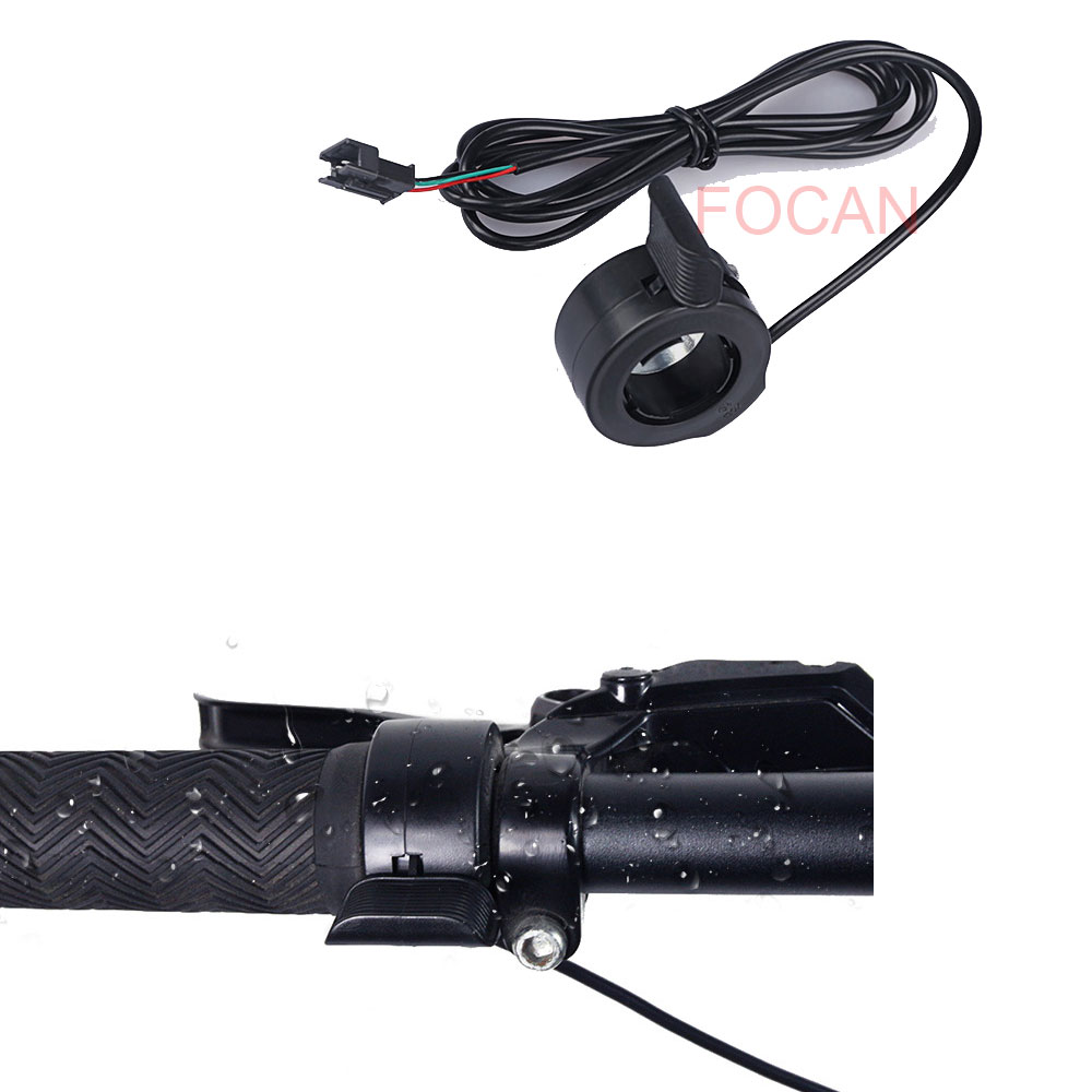 Acceleratore a pollice E-bike, acceleratore a pollice, acceleratore Ebike, Kit parte bicicletta elettrica Scooter elettrico FT-21X: Argento