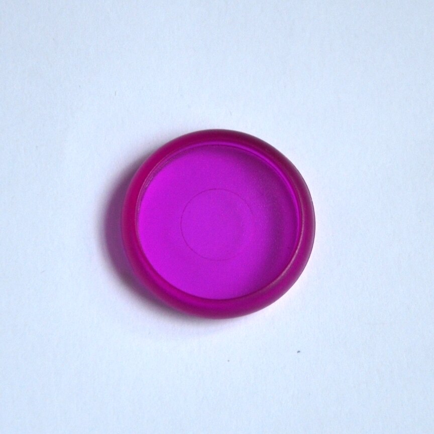 12 st 24mm bindskiva plast rund bindningsring spänne färg pärm tillbehör svamp hål böcker skivor bindning: Lila