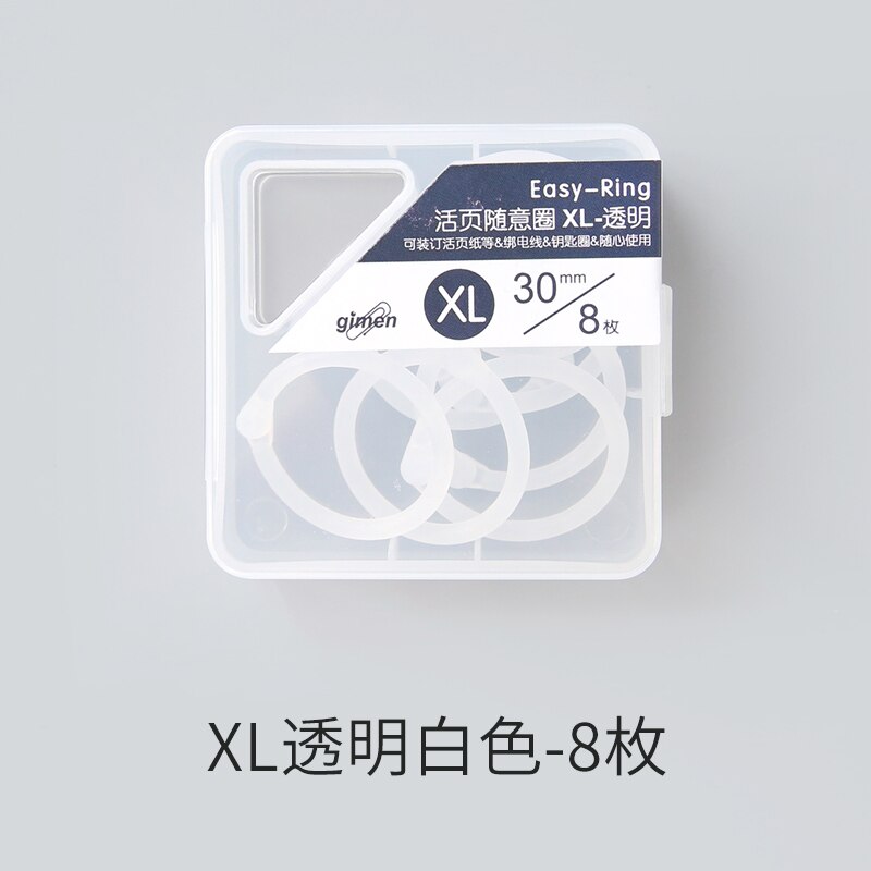 book ring Binder Ring planner Ring Binder Paper Retaining Ring Fixing Clip Card Binding Punching Loose Leaf Ring Book Binding: R