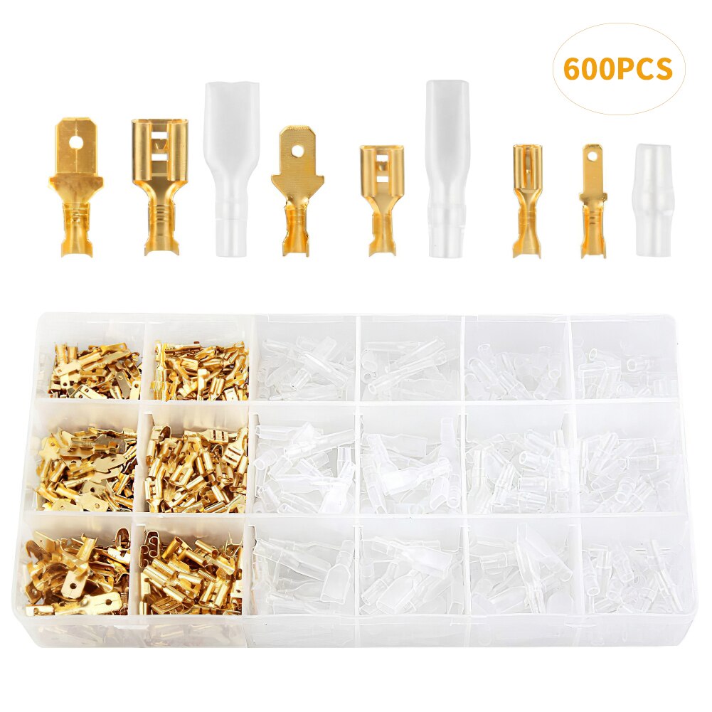 Sn -48b krimptang 600 stuks connector 4.8 stekker terminal krimptang krimptang draad 0.5 mm 2 alicate awg 20 handgereedschap krimptang