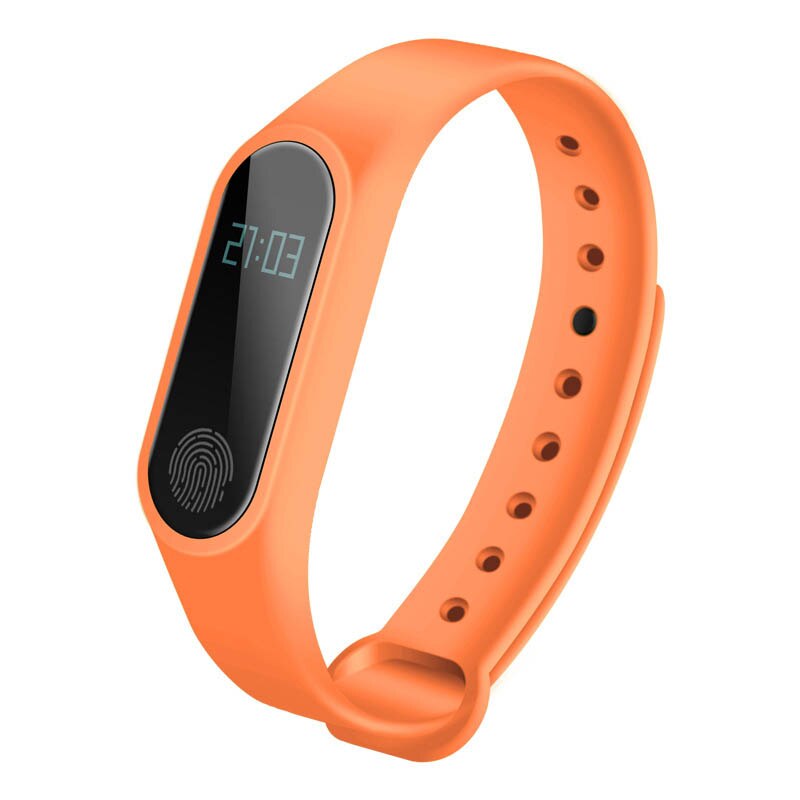 Smart armbånd  m2 pulsarmbånd vanntett sport fitness band trinntelling melding smart loop  du55