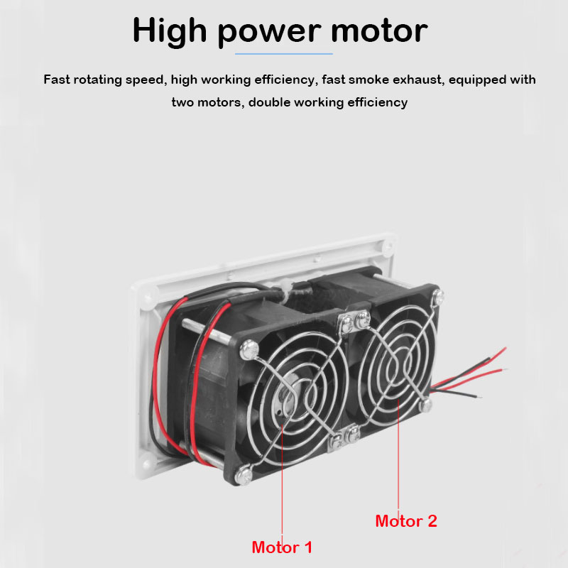 Rv seitliche Entlüftung Belüftung Autozubehör für Wohnmobil anhänger Wohnmobil Stiefel Marine Yacht 12V Dunstabzugshaube Abluft Ventilator