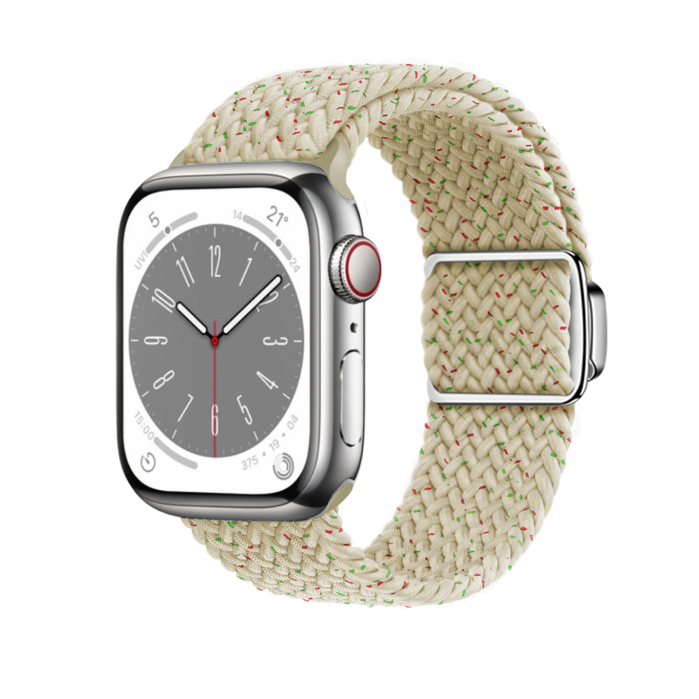 Nylon-Schlaufenarmband für Apfel Uhr Band 45 mm 44 mm 46 mm 42 mm 49 mm 41 40 38 mm Magnetarmband iWatch Serie Ultra 10 9 8 7 6 5 SE