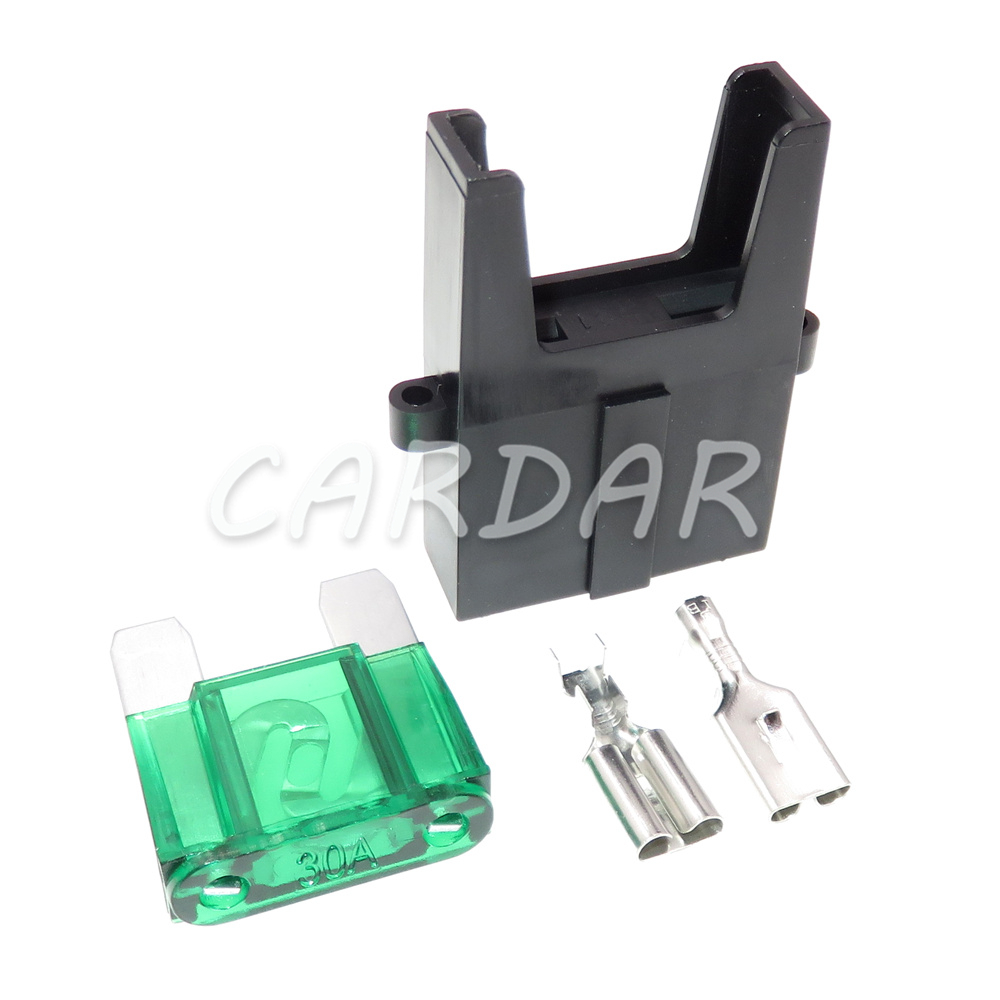 1 Set Big Fuse Box with Crimp Terminal For Automotive Motorcycle Electric Vehicles Large Fuse Holder for Car Auto Connector