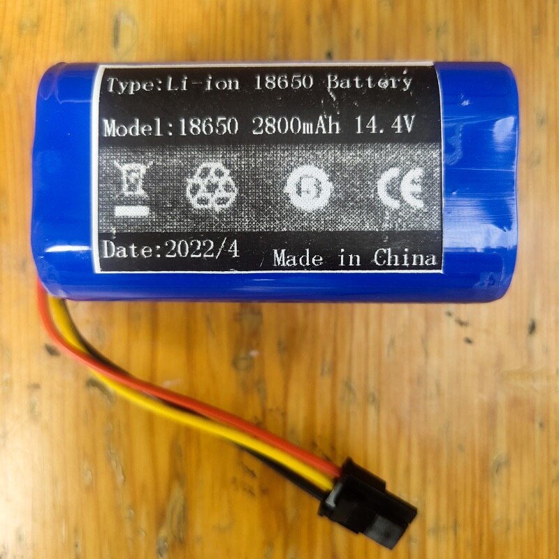 2800Mah Li-Ion Batterij Voor Redmond REB-R450 RV-R450 Robot Stofzuiger 14.4V 14.8V 18650