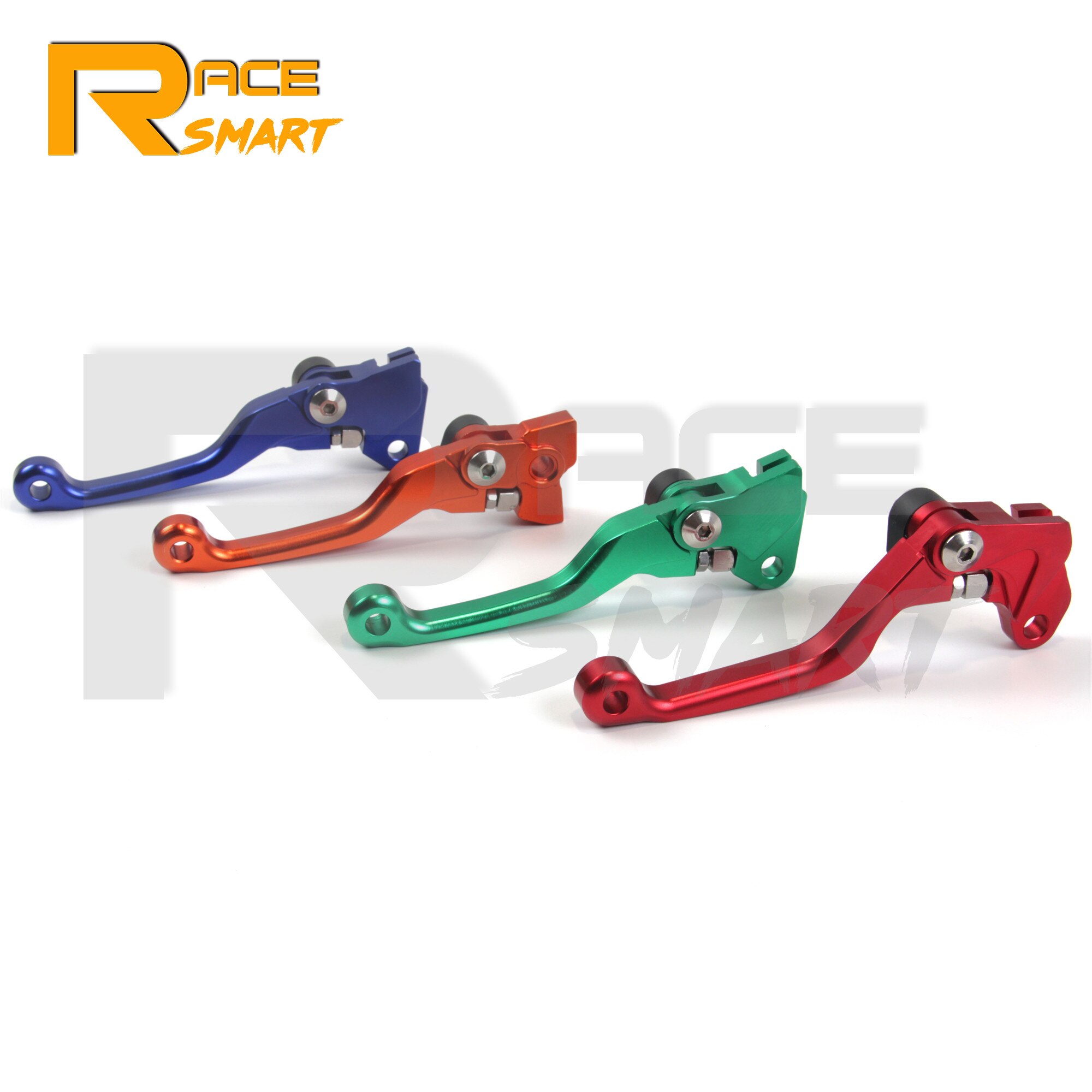 Palancas de embrague de freno de aluminio CNC para motocicleta, accesorio para KAWASAKI KFX250, KFX450, , KFX, 250, 450, KFX-250, , , , azul, 1 par