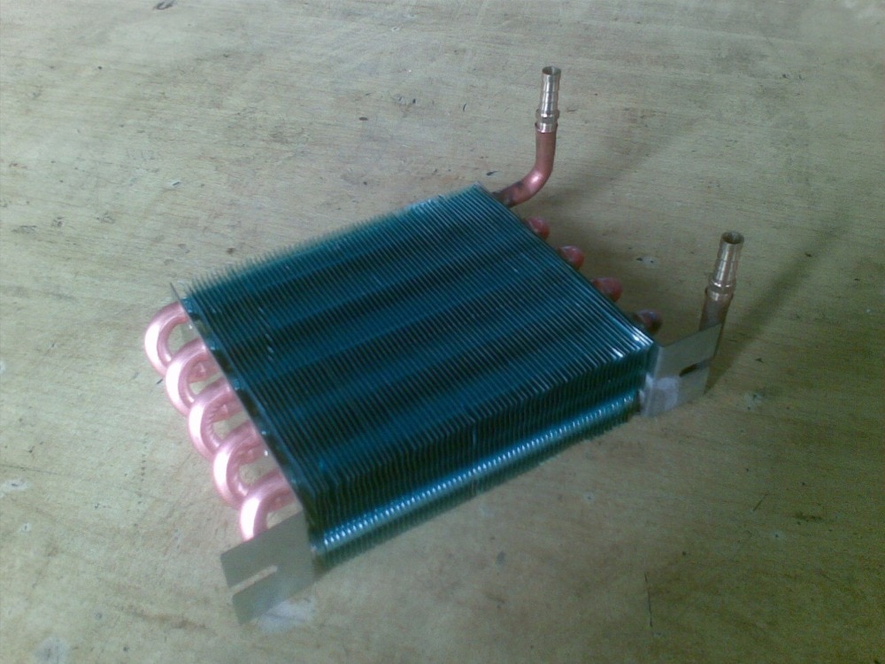 Koperen Buis Waterkoeling Peloton Condensor Verdamper Radiator 1/4 'Interface Of Pagode Gezamenlijke Koperen Pijp 9.52*0.33 Gekoeld rij