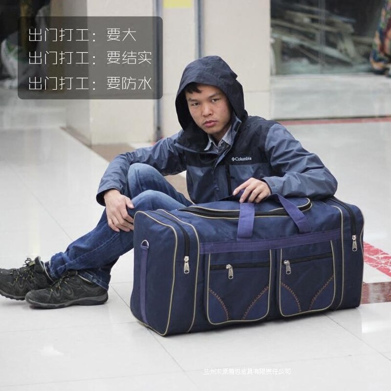 specials moving house special large travel bag distance large capacity waterproof Oxford cloth Luggage bag male tote