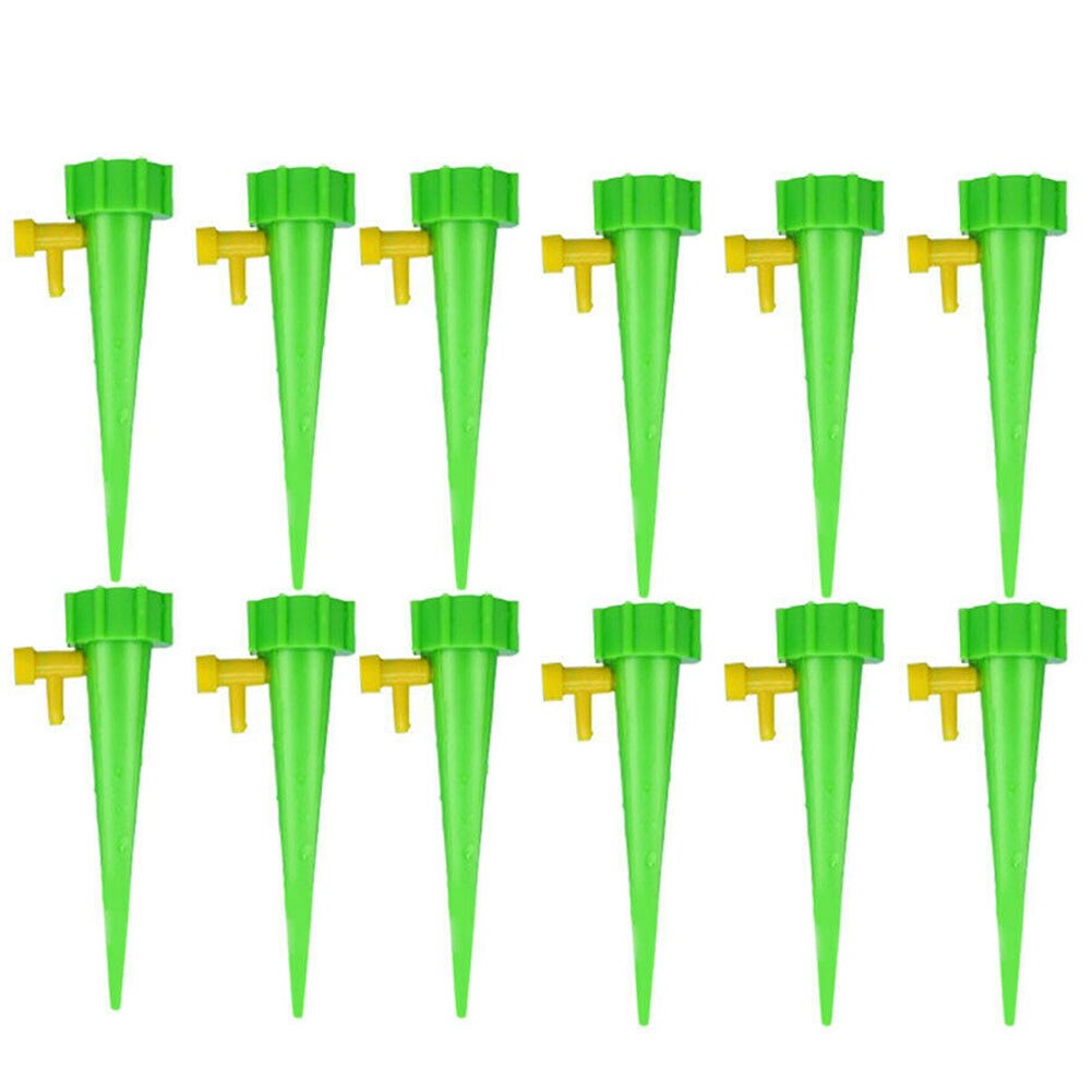 Bequem 12Stck Anlage Wasser Trichter Blumen Tropfen Spikes Automatisch Bewässerung Werkzeuge VA88: Grün