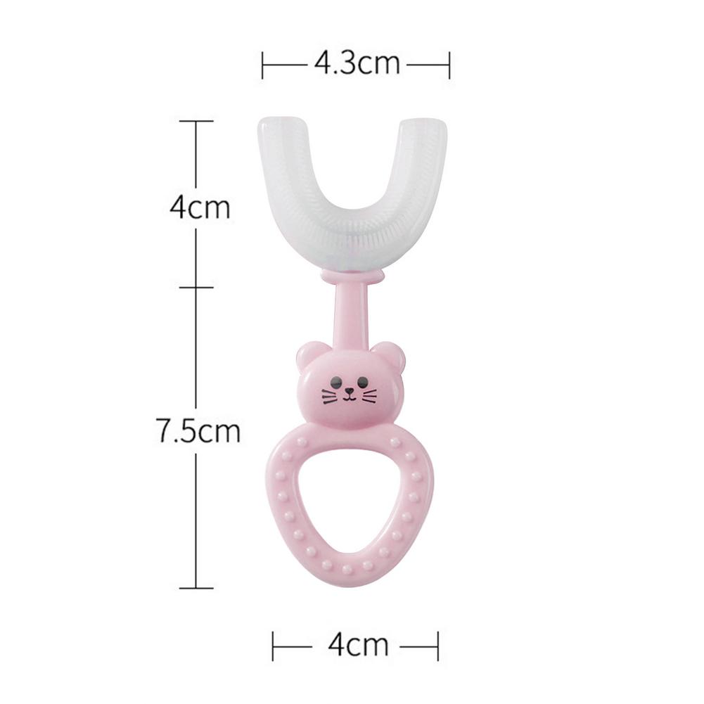 U-vormige Tandenborstel Kids Tandenborstels Handmatige Tandenborstel Orale Cleaning Tools Voor Kinderen Training Tanden Reinigen Hele Mond