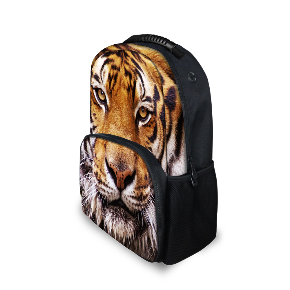 Noisydesigns Children's Preppy Backpack 3D Printing Backpack for Teenager Boys Cool Men Travel Rucksack School Backpacks