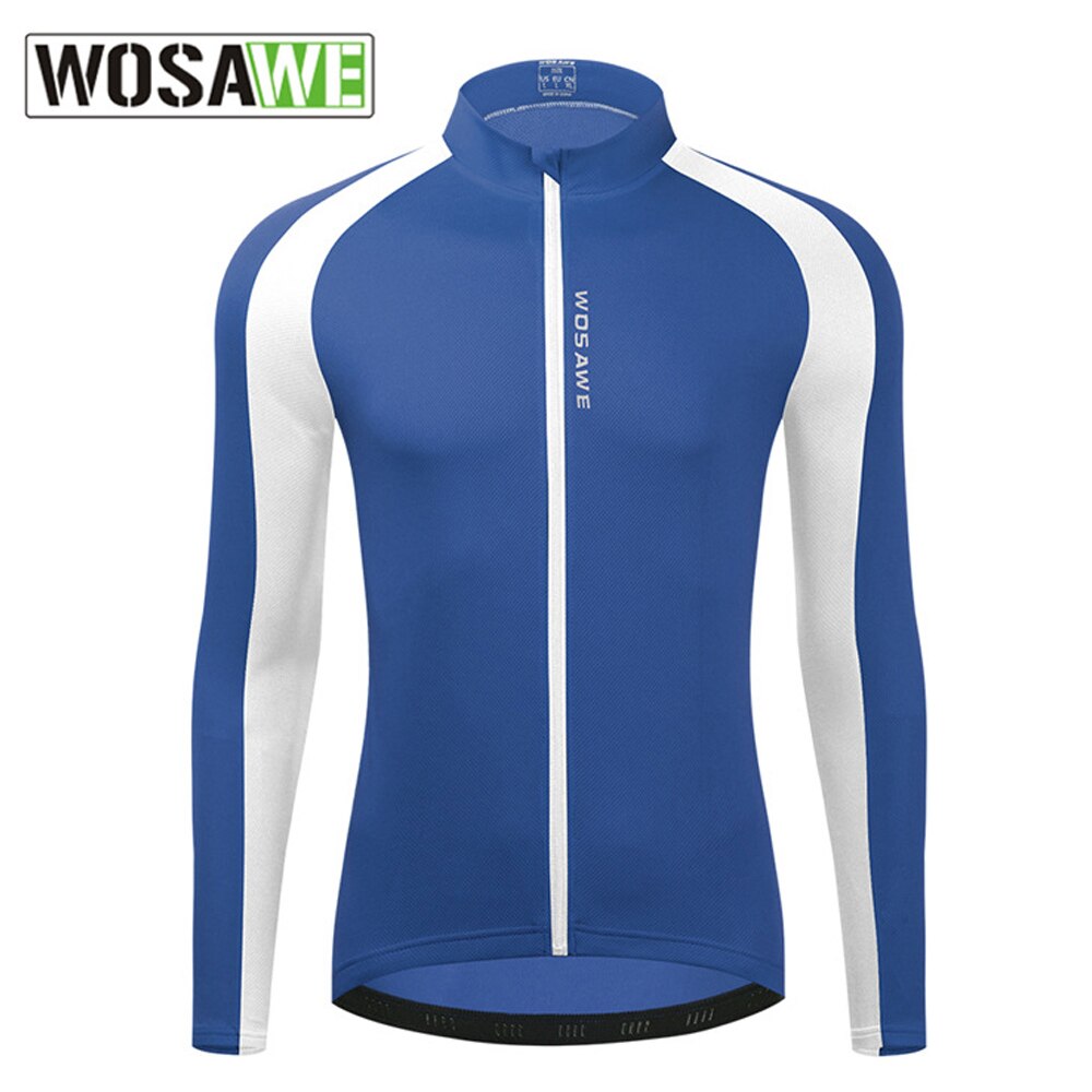 Wosawe Mannen Vochtbestendige Wicking Mountainbike Fiets Slijtvaste Antislip Lange Mouwen Ademend fietsen Kleding