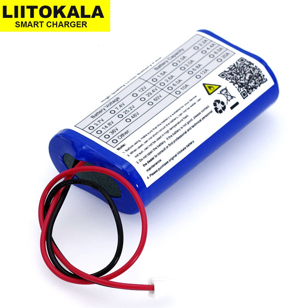 LiitoKala 7.2 V / 7.4 V / 8.4 V 18650 lithium battery 2600 mA Rechargeable battery pack megaphone speaker protection board