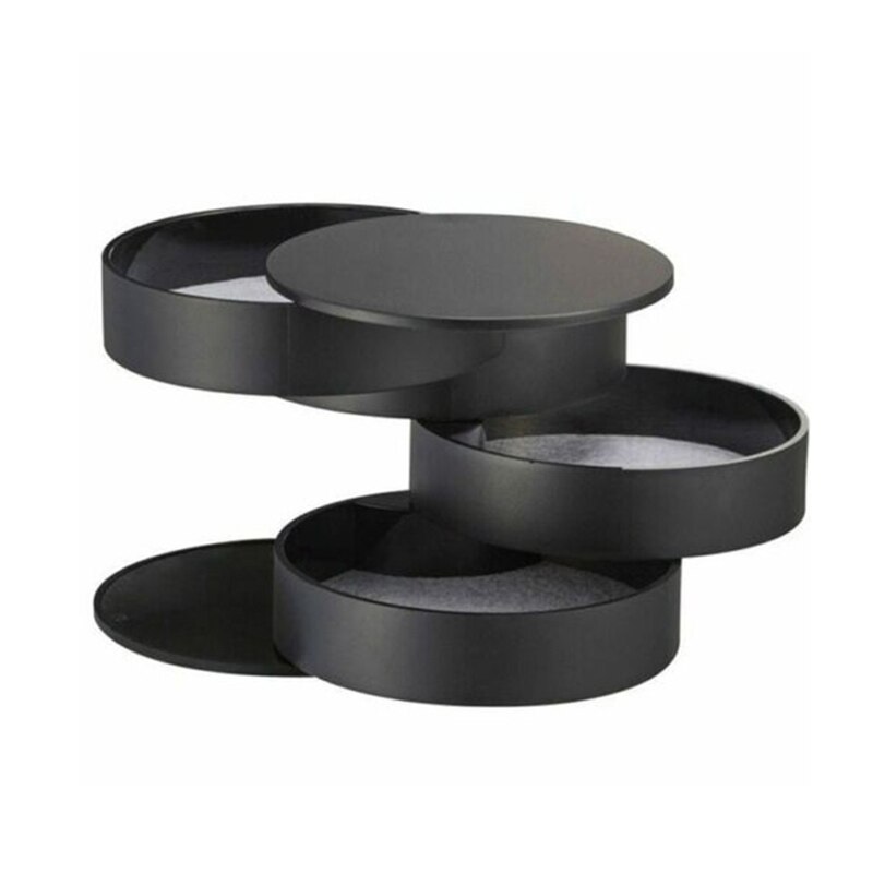 Rotating Layer Box 4 layers Jeweler Boxs Advanced rotating plastic co... – Grandado