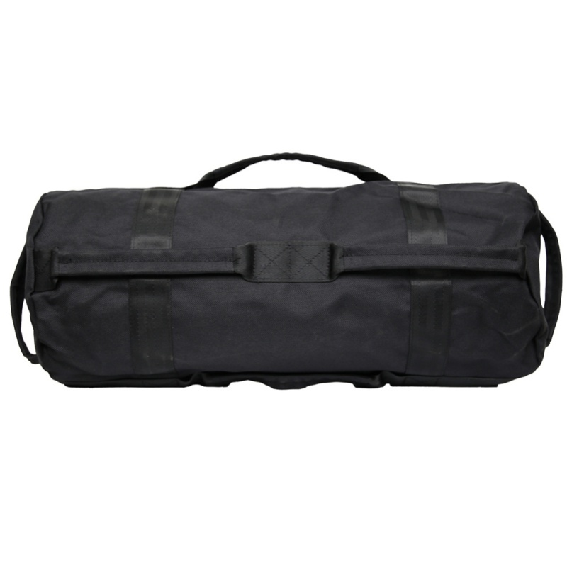 Fitness Weights Sandbags Training Exercise Sports Portable Gym Bag Workout Gym Dry Wet With 4 Adjustable Filler Sand Bags 40lbs: Black Color