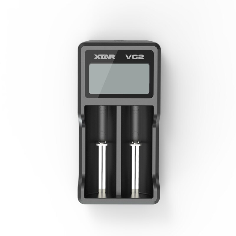 Newest CHARGER LCD XTAR VC2 PB2 SC2 VC2S MC2 PLUS USB Battery Charger For 20700 21700 18700 22650 25500 26650 18650 Battery: XTAR VC2