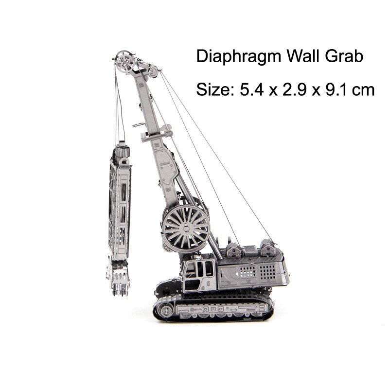 Incantesimo d'amore 3D In Metallo Assemblato Modello FAI DA TE Educational Puzzle Di Ingegneria Del Veicolo Lungo Naso COE Camion Loader Gru: Continuous Wall Door