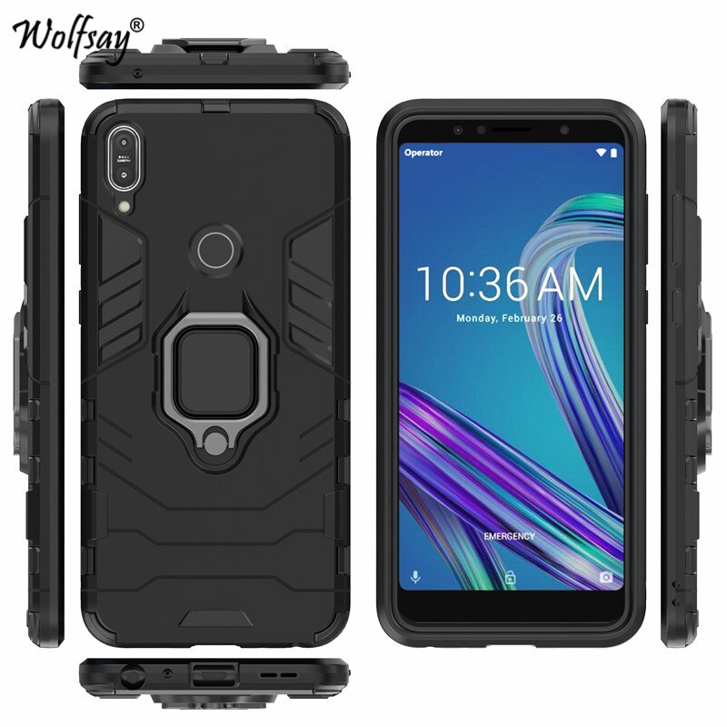 ZB602KL Für Asus Zenfone Max Profi ZB602KL fallen Stoßfest Ständer Halfter Telefon fallen Für Asus Zenfone Max Profi (M1) ZB602KL Stoßstange