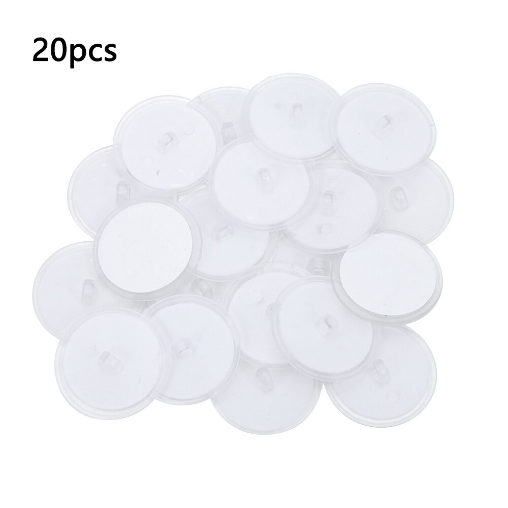 Gancho autoadhesivo para colgar en el techo, gancho de goma de 3cm de succión, sin traza, fuerte, para almacenamiento en casa, decoración, póster, 20/40/60 Uds.: 20pcs