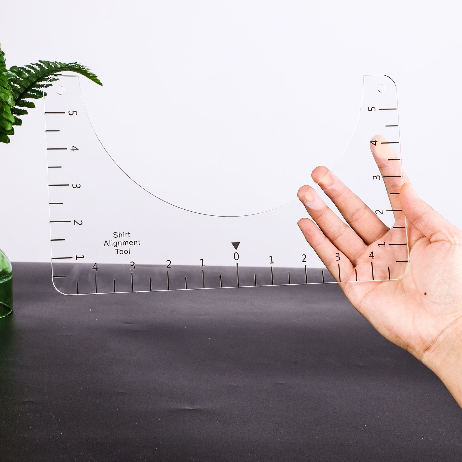 4PCS T-Shirt Alignment Ruler Craft Ruler with Guide Tool for Adult Youth Toddler Sewing Tools T guide ruler