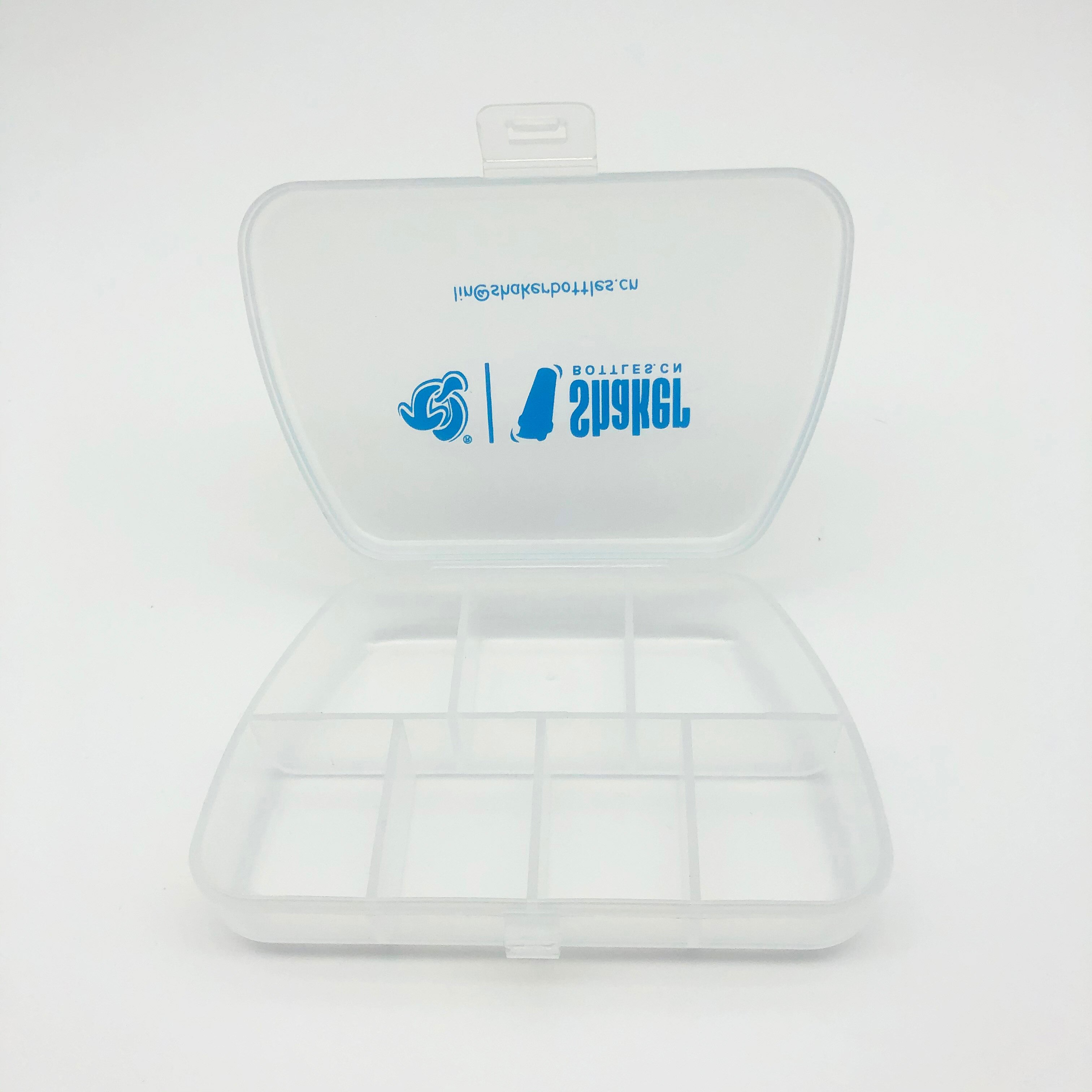 2 Layers 60g Capacity Protein Pill Container,Classic for better Carrying Vitamins&Powder