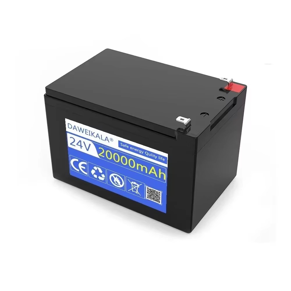 24V 20Ah 18650 Lithium Battery Pack-Rechargeable for Solar Energy/Electric Vehicle Includes 25.2V 2A Charger Long Cycle Life BMS