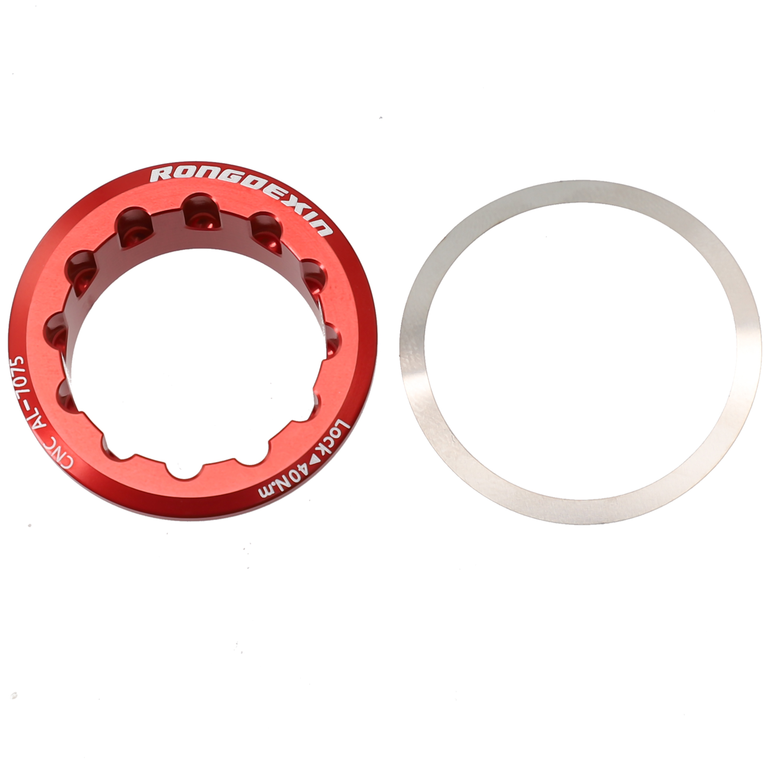 Cubierta de bloqueo de rueda libre para bicicleta, accesorios de aleación de aluminio, M6100, M7100, 8100, 26MM, color negro, MS, 12 velocidades