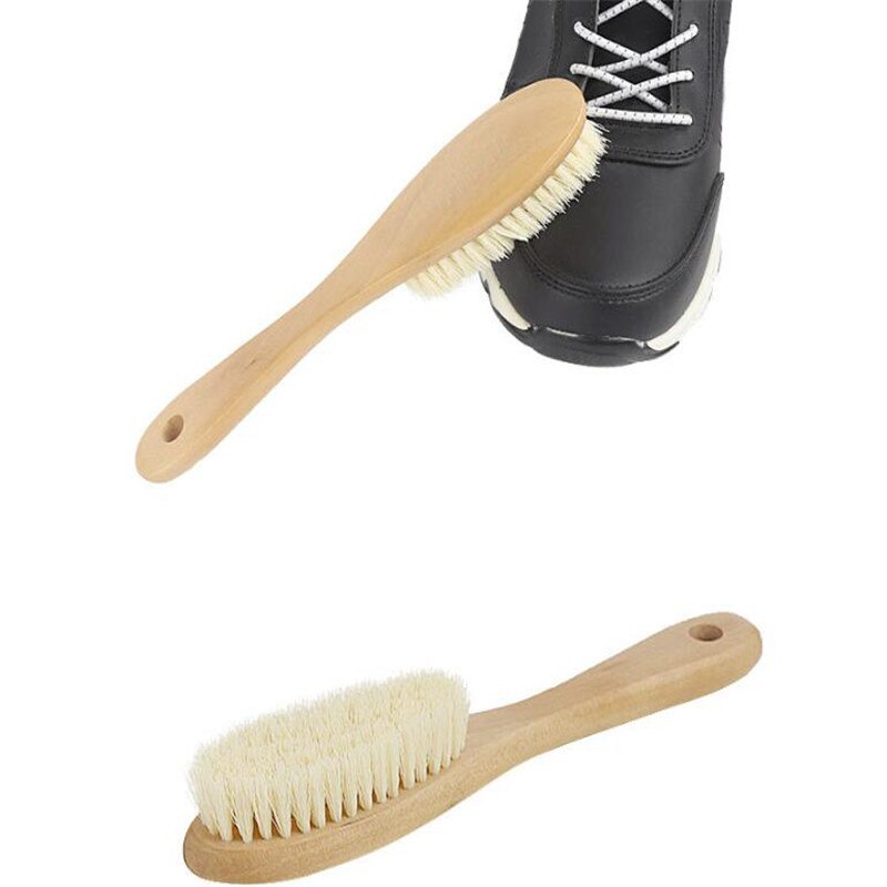 Natuurlijke Houten Handvat Schoon Borstel Multifunctionele Kleding Borstel Schoonmaak Tool Schoenen Borstel Voor Thuis Wasserij Stomerij