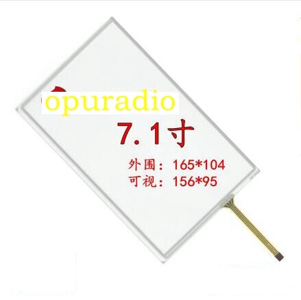 Opuradio 7.0 tommer lcd-skærm lam 070 g 004a gcx 156 akm-e kun touch digitizer til peugeot 208 308 citroen  c5 c 4l c3xr bil auto