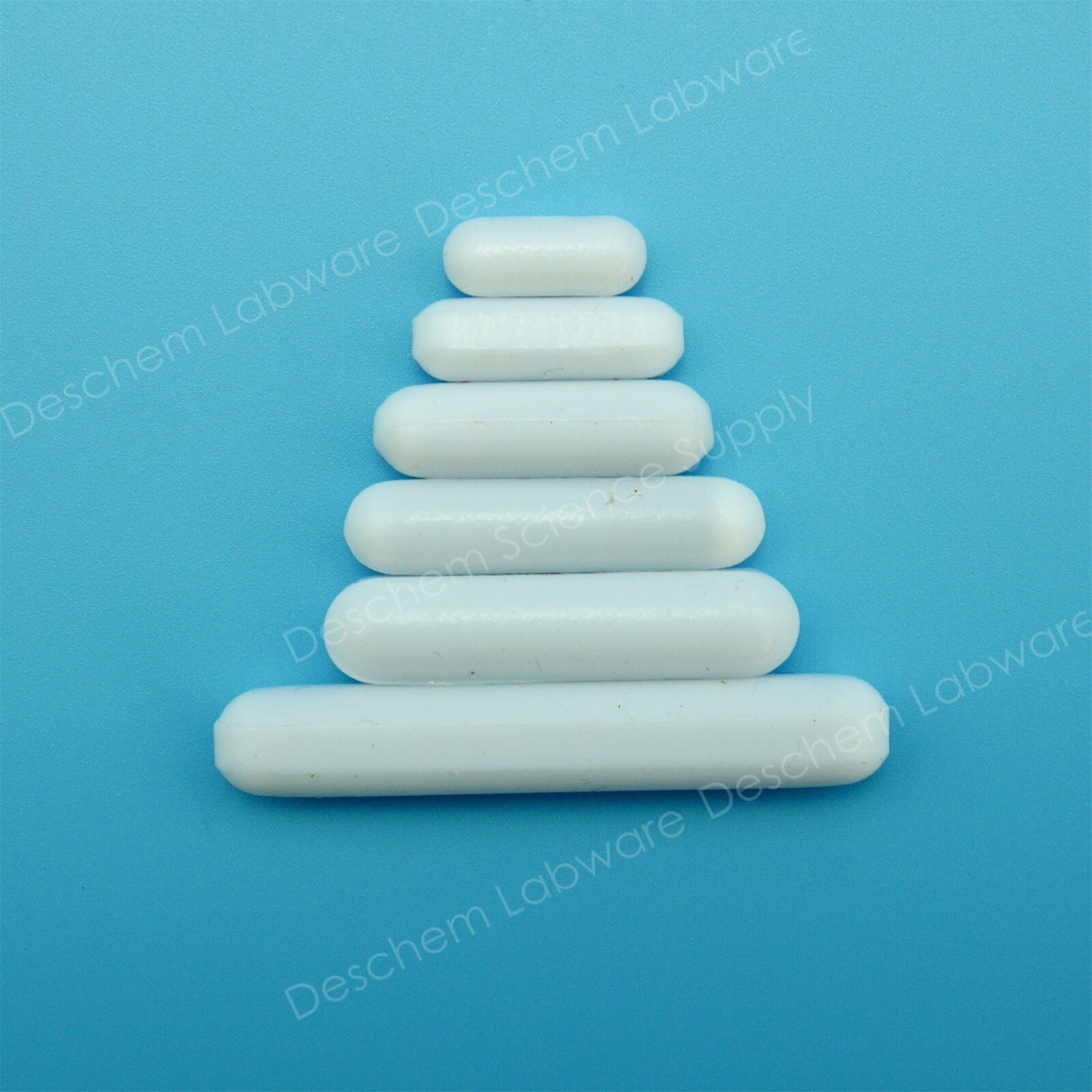 6 STKS Magneetroerder Mixer Bar, TYPE C PTFE Cover Roer Bar