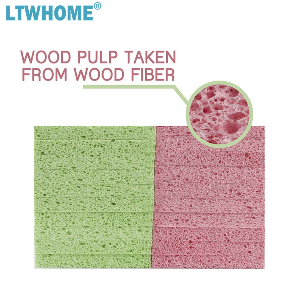 LTWHOE Natural Cellulose Non-Scratch Sponges Jubo Car Care Cleaning - View #7